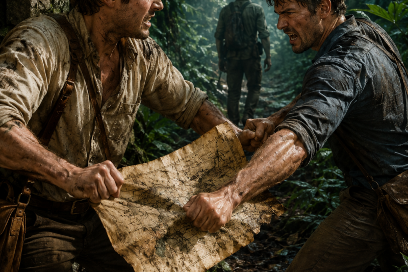 They Fought Over the Treasure Map, Then One of Them Vanished in the Jungle