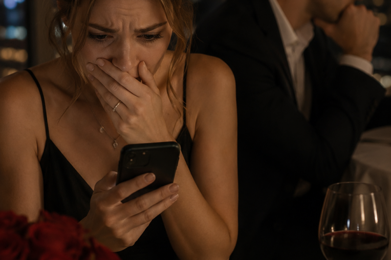 She Found Another Woman’s Message on His Phone During Their Anniversary