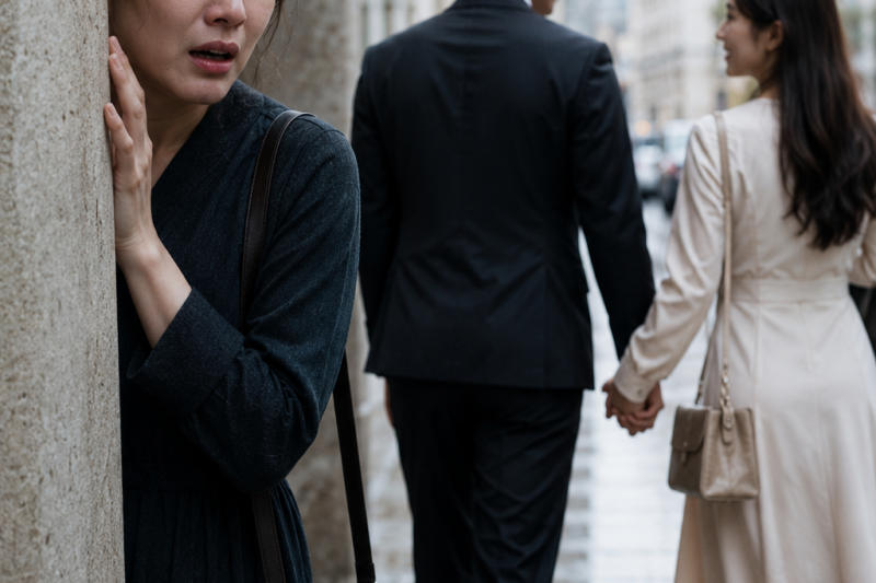 She Thought Her Husband Was Dead… Until She Saw Him Holding Another Woman’s Hand