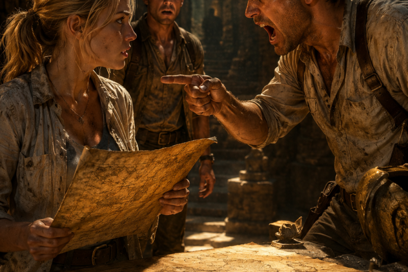 He Accused Her of Stealing the Map, Then Discovered the Truth Too Late