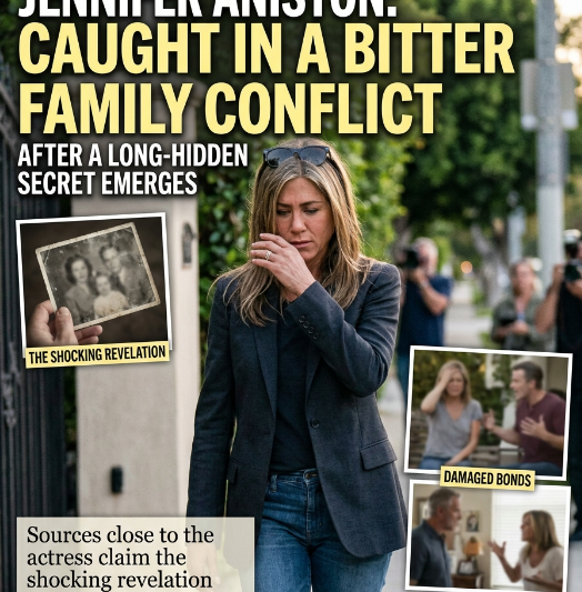 Jennifer Aniston Reportedly Caught in a Bitter Family Conflict After a Long-Hidden Secret Emerges