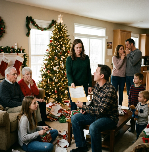 She Filed for Divorce on Christmas Morning — In Front of the Entire Family