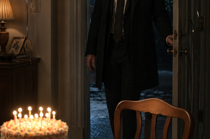 Leonardo DiCaprio Missed the Birthday Again Leonardo DiCaprio plays a famous actor whose career keeps taking him away from home. When he misses a family birthday for the second year in a row, a quiet celebration turns into a confrontation about absence, excuses, and emotional distance.