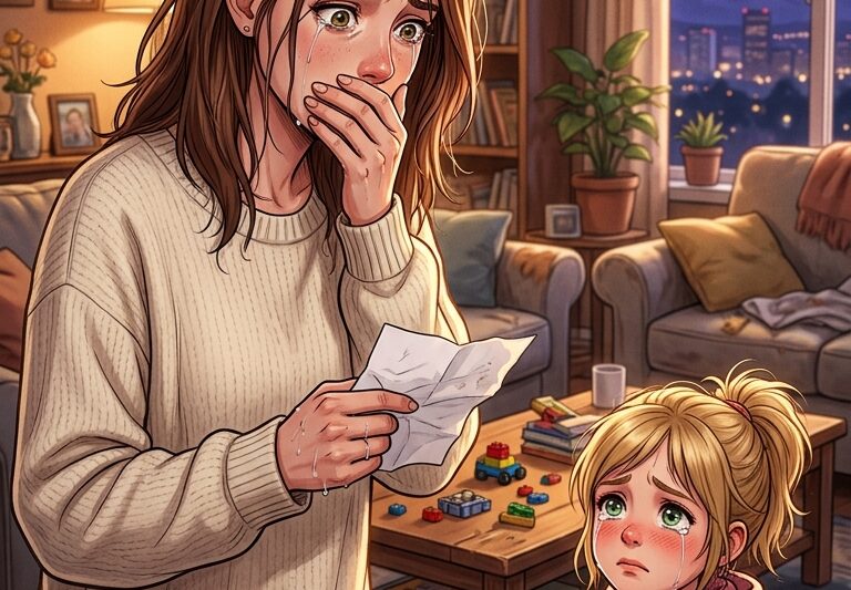 My 9-year-old daughter handed me a note that said “Mommy please don’t be mad but I met my real dad yesterday.” I’m Rachel Thompson, a single mom in Denver, and the DNA test that just came back has me wondering if the man I trusted most was lying for years.