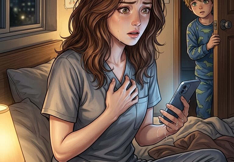 My phone buzzed at 2:17 AM with a text from my 9-year-old son that said “Mom it’s not Dad.” As a single mom nurse in Denver, I thought the shocking DNA test would finally give us answers, but what I discovered about the man I trusted most left me questioning every memory we ever shared.