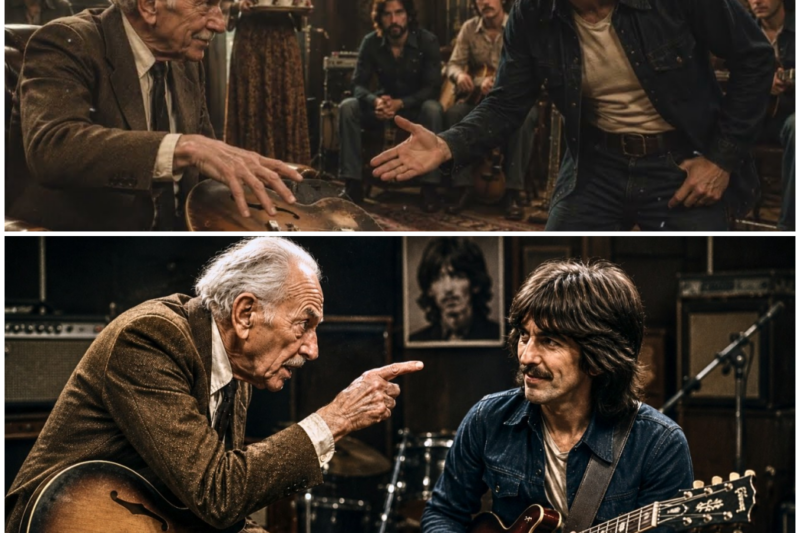 82 Year Old Guitar Legend BET George Harrison He Couldn’t Play This Riff — 5 Minutes Later He Was.. – Hw