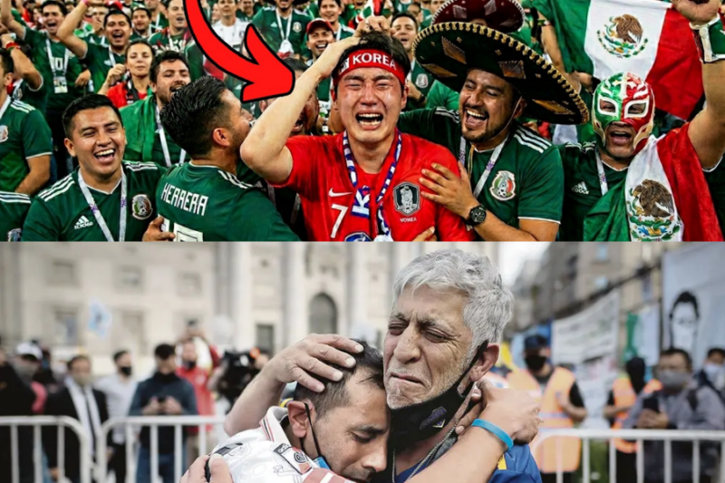 ¡Corea rompe en llanto! El impresionante y conmovedor gesto de la afición mexicana que le da la vuelta al mundo