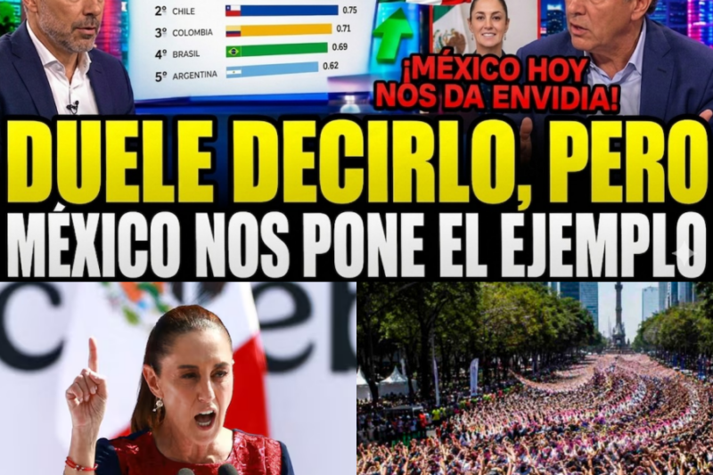 ¡Argentina se Rinde Ante México! Periodistas Sudamericanos Caen Rendidos por la Calma de Sheinbaum y la Grandeza del Pueblo Mexicano