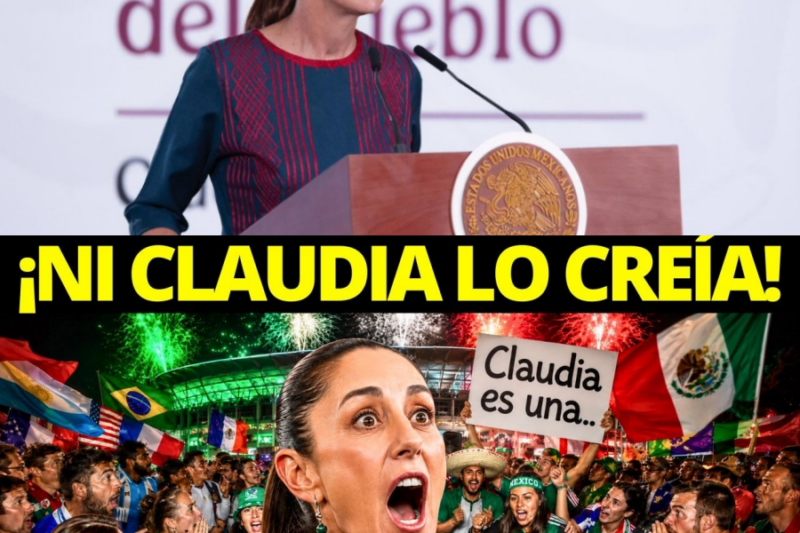 ¡Ni Claudia lo Creía! Mexicanos Dejan al Mundo Helado al DESMADRAR el Mundial