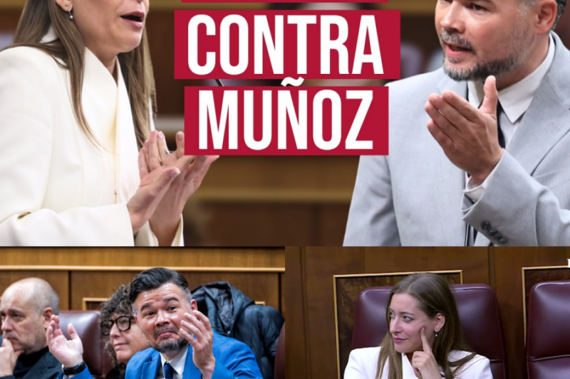 Terremoto en el Congreso: Rufián destapa la gran hipocresía del pacto secreto entre PP y Junts y desafía con una moción de censura