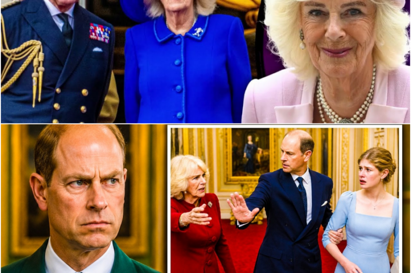 Prince Edward Refuses Camilla’s Request Escorts Lady Louise Into Royal Records Personally – H