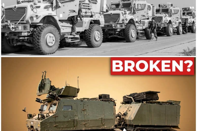 Why This ‘Linked’ British Vehicle Couples Two Trucks To Cross Afghan Minefields -hw