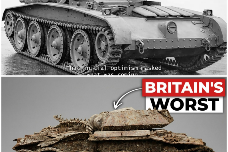 Why Britain Built This ‘Strange’ Tank 1,771 Times, It Never Fired A Shot And Crews Buried Them –  Hw