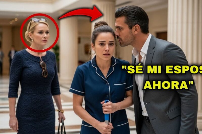 “DIGA QUE ES MI ESPOSA” DIJO EL MILLONARIO, Y TODOS SE QUEDARON SIN PALABRAS